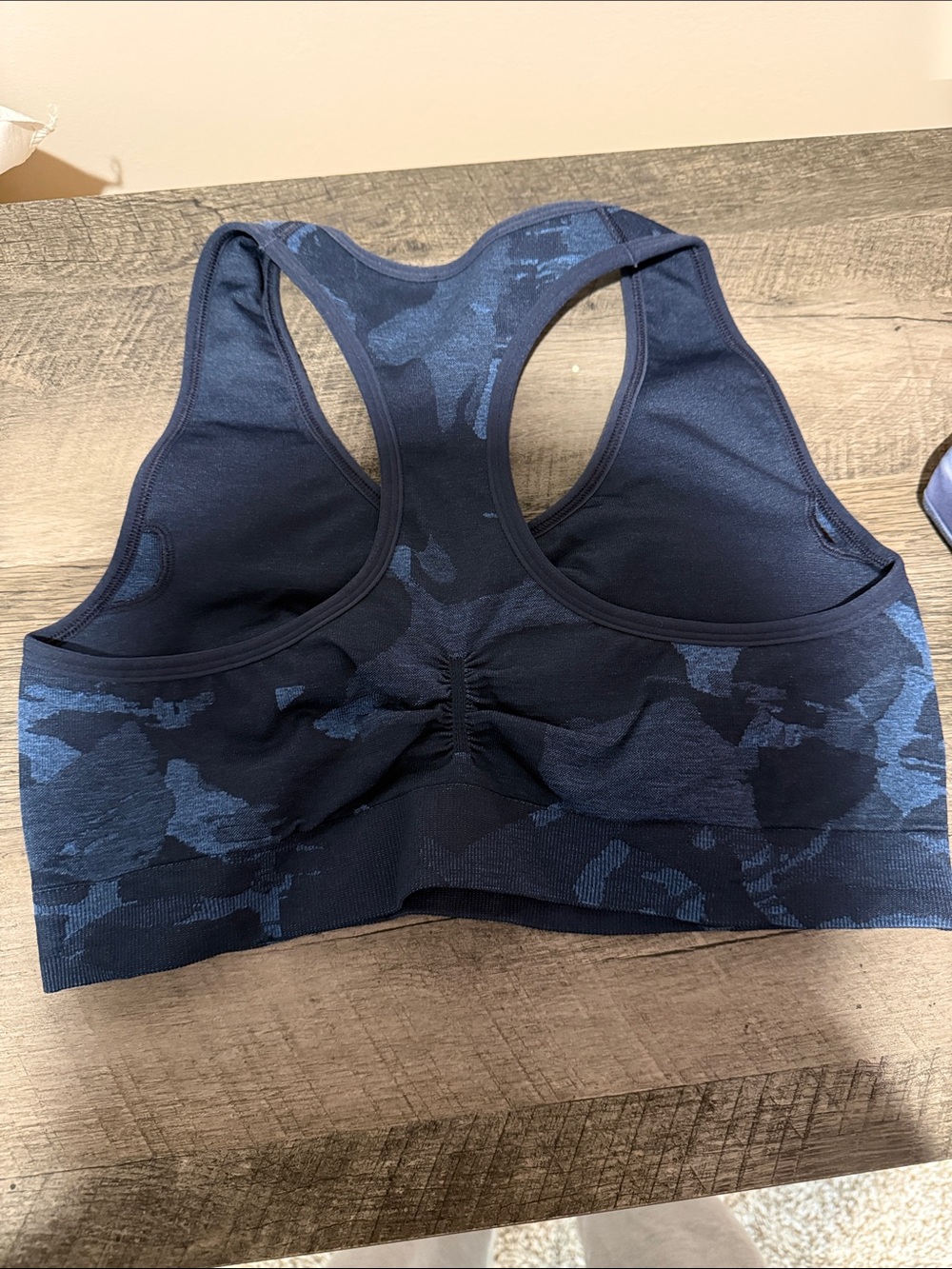 Gymshark Blue Tie-Dye & Navy Sports Bras Bundle - Picture 3 of 6